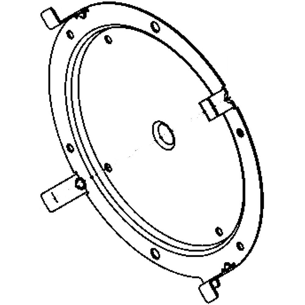 Part #wb02T10310, Convection Plate / 11.00 x 7.30 x 2.70