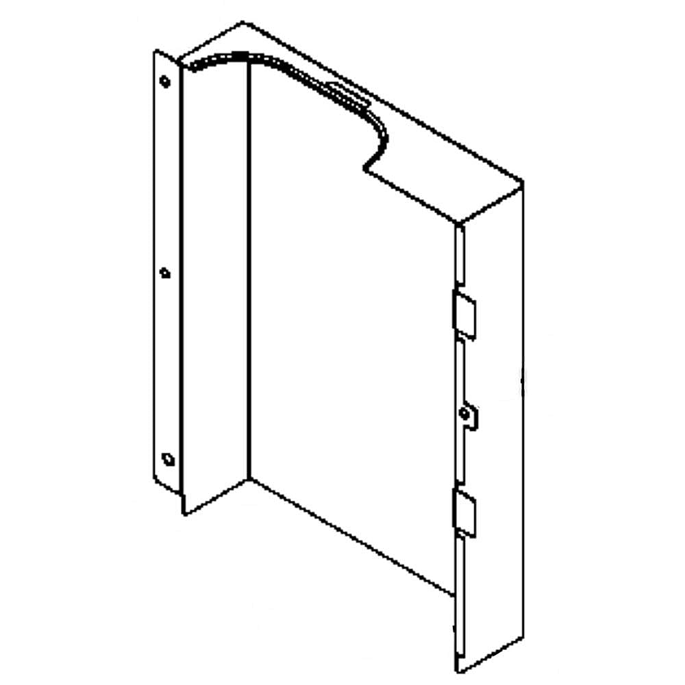 GE Part #wb02T10367, Cover Wire U | 18.40 x 8.90 x 4.60