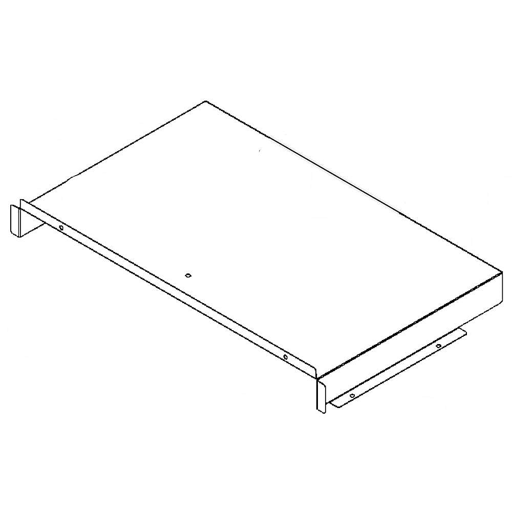 GE Part #wb02T10374, Cover Top Wi | 25.40 x 12.20 x 2.20