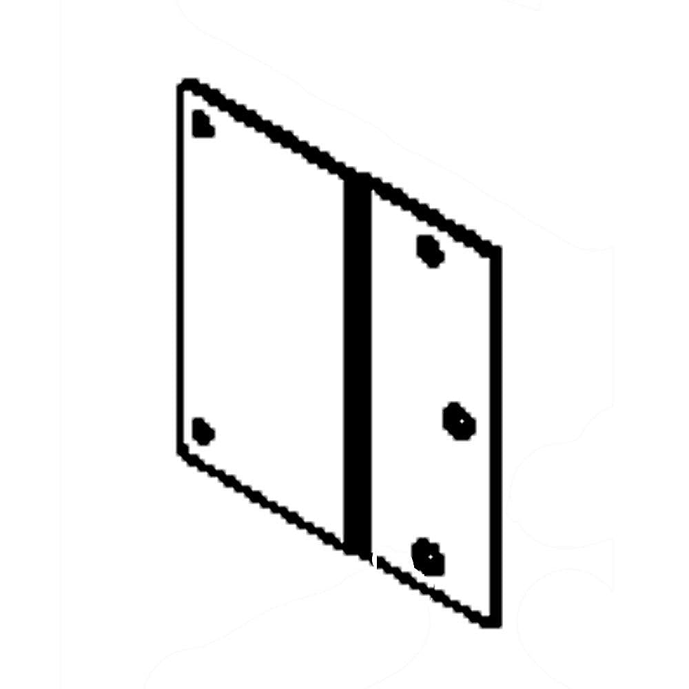 GE Part #wb02T10386, Ran Control Plate | 6.00 x 6.00 x 0.10