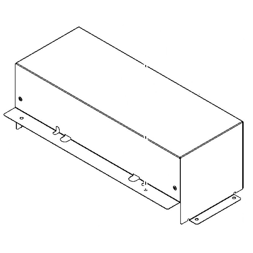 GE Part #wb02T10498, Fan Housing | 16.60 x 10.90 x 10.50