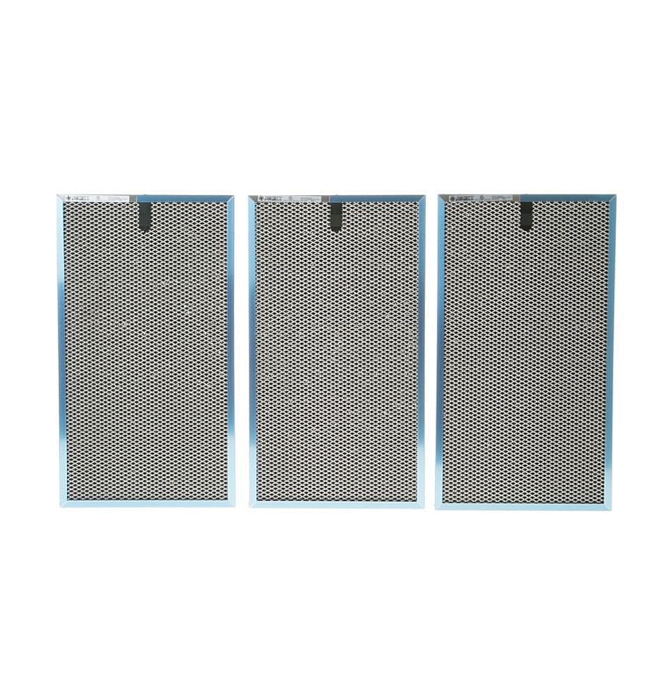 Part #wb02X10731, G.e. Range Hood Charcoal Filter, 3-Pack / 16.60 x 9.70 x 1.90