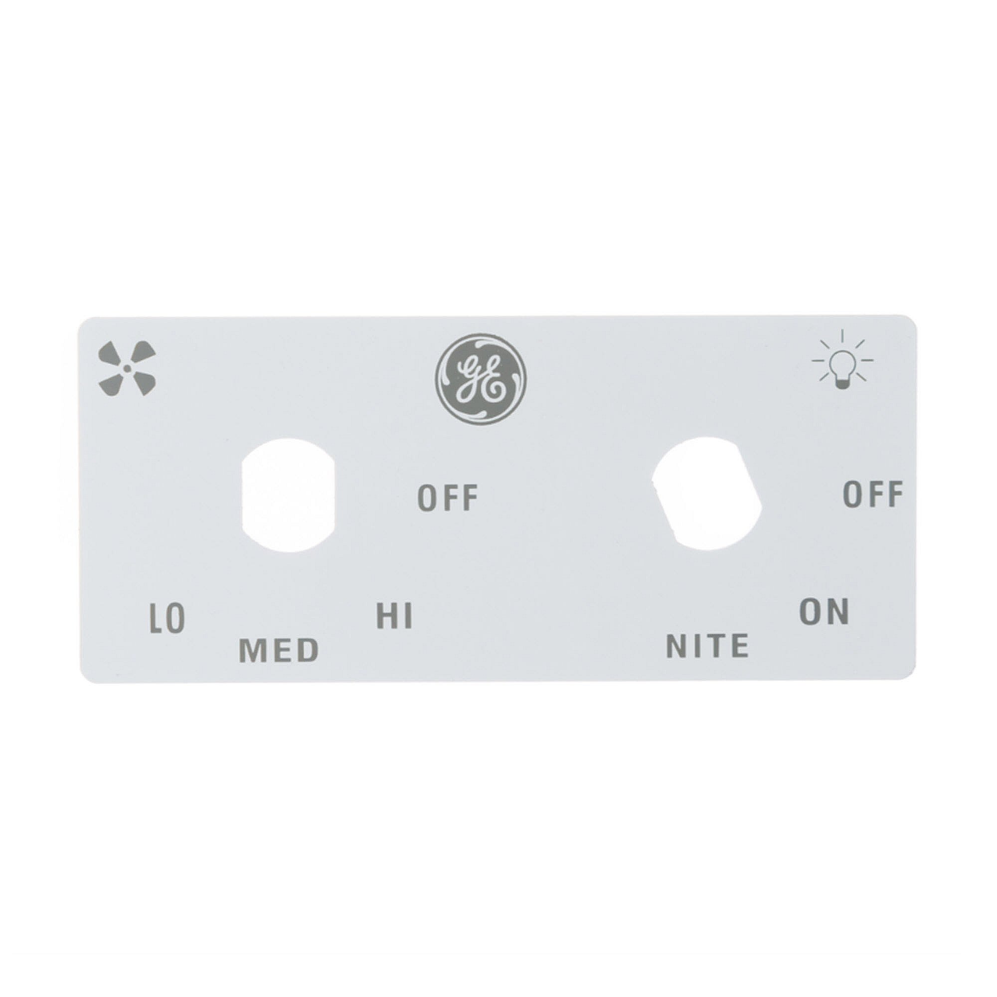 GE Part #wb02X11036, Switch Panel | 8.00 x 7.50 x 0.10