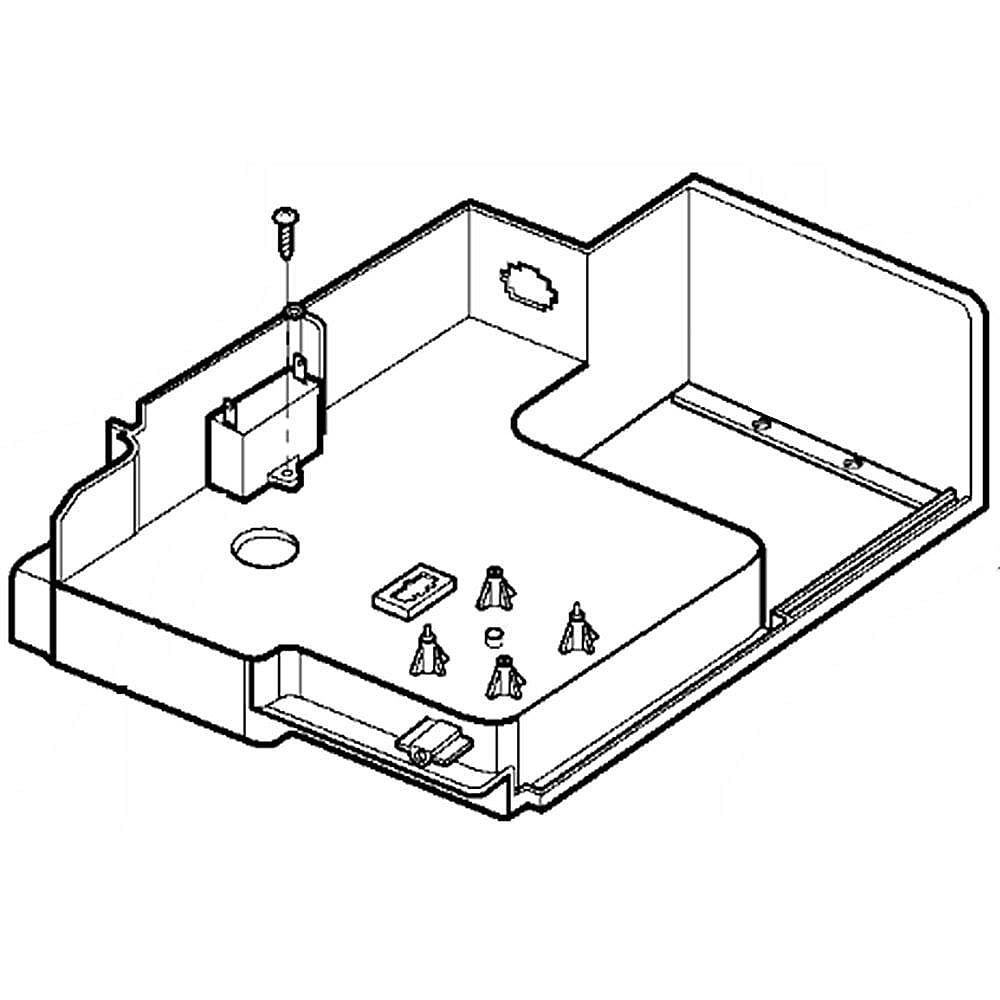 GE Part #wb02X11238, Duct | 13.40 x 13.30 x 7.60
