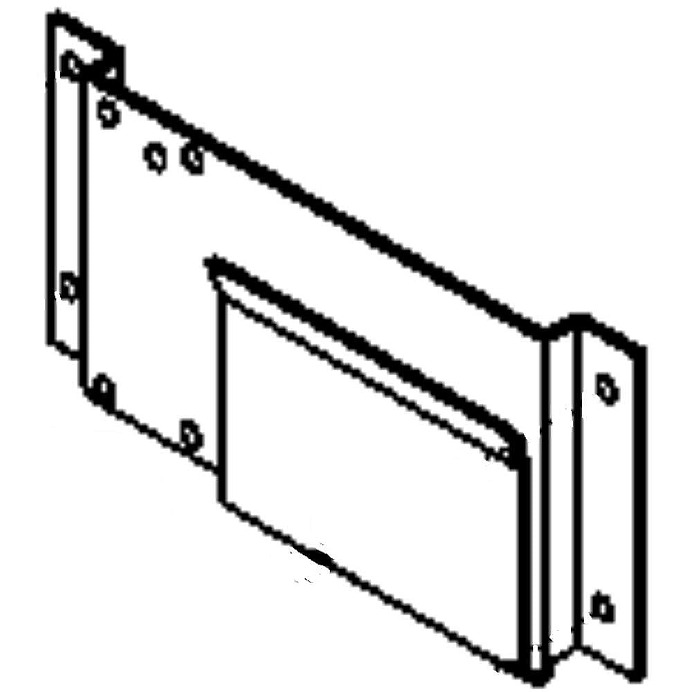 Part #wb02X11381, Mounting Bracket / 14.00 x 9.50 x 0.40