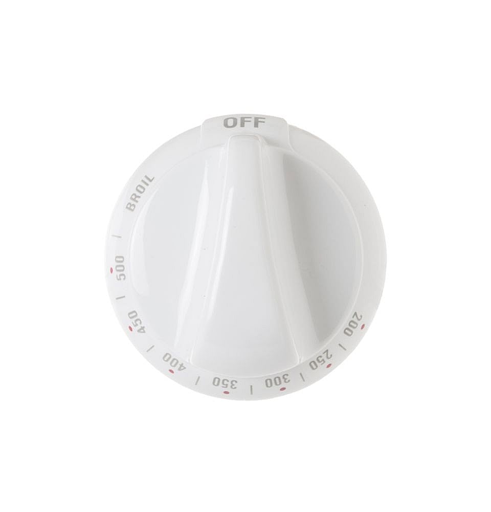 Part #wb03K10036, Range Oven Control Knob (White) (Replaces Wb3K10036) / 6.00 x 6.00 x 1.60