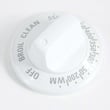 Range Clock Timer Knob for Hotpoint RGB744BEA3AD - Part WB03K10056
