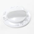 Range Oven Control Knob (white) for GE ABS200P1BB - Part WB03K10181