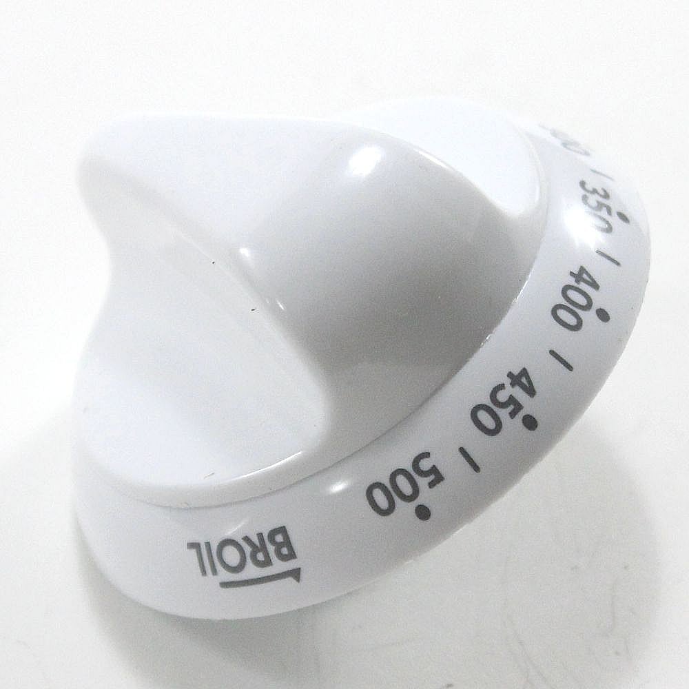 Photo of Range Oven Temperature Knob (White) from Repair Parts Direct