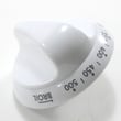 Range Oven Temperature Knob (white) for Hotpoint RGA724PK1WH - Part WB03K10204