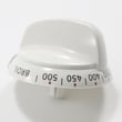 Range Oven Temperature Knob for GE JGBS07PEM1BB - Part WB03K10226