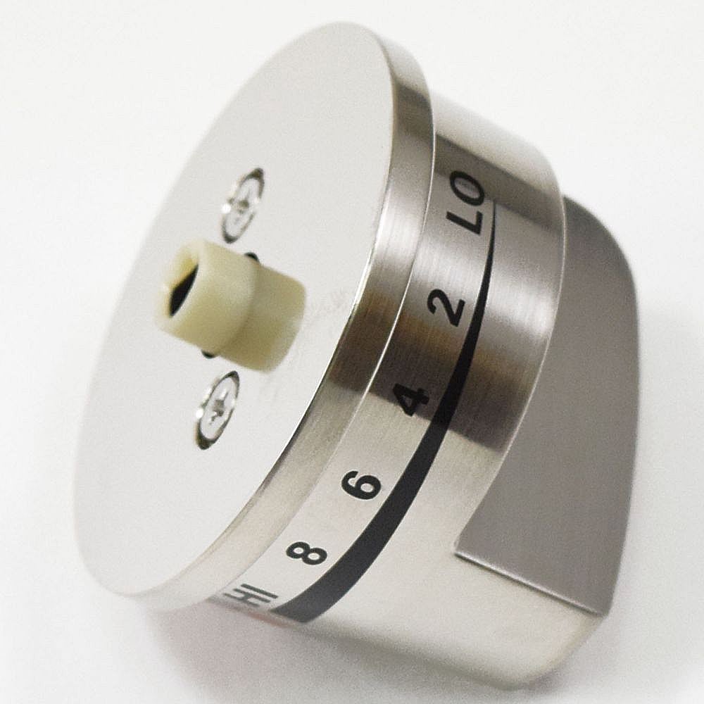 Part #wb03K10287, Range Surface Burner Knob, Large / 6.00 x 6.00 x 1.80