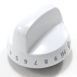 Range Surface Burner Knob for GE JGB810DET2BB - Part WB03K10314