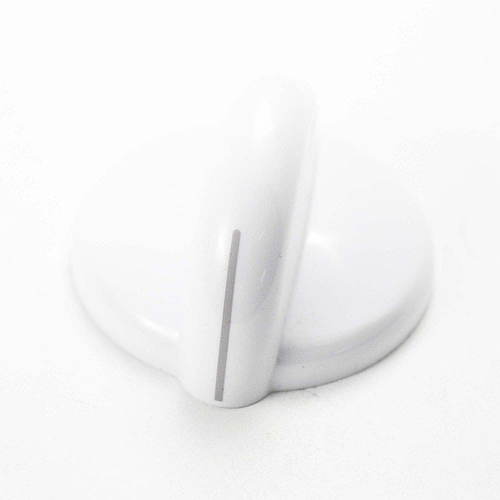 Part #wb03T10228, Range Surface Burner Knob (White) / 6.00 x 6.00 x 1.10