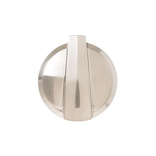 Part #wb03T10315, Cooktop Element Control Knob (Stainless) / 4.80 x 4.20 x 3.60
