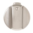 Range Oven Temperature Knob (stainless) for GE ABS45DF1BS - Part WB03X20673