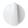 Range Surface Element Knob (white) for GE JB256DM1WW - Part WB03X21352