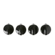 Knob Kit Bla for GE JGB920BEC4BB - Part WB03X24084