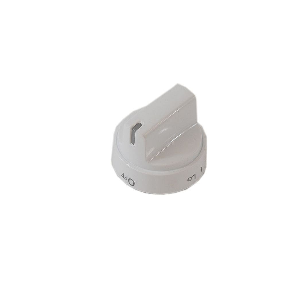 Part #wb03X24794, Range Surface Burner Knob (White) / 6.00 x 6.00 x 1.50