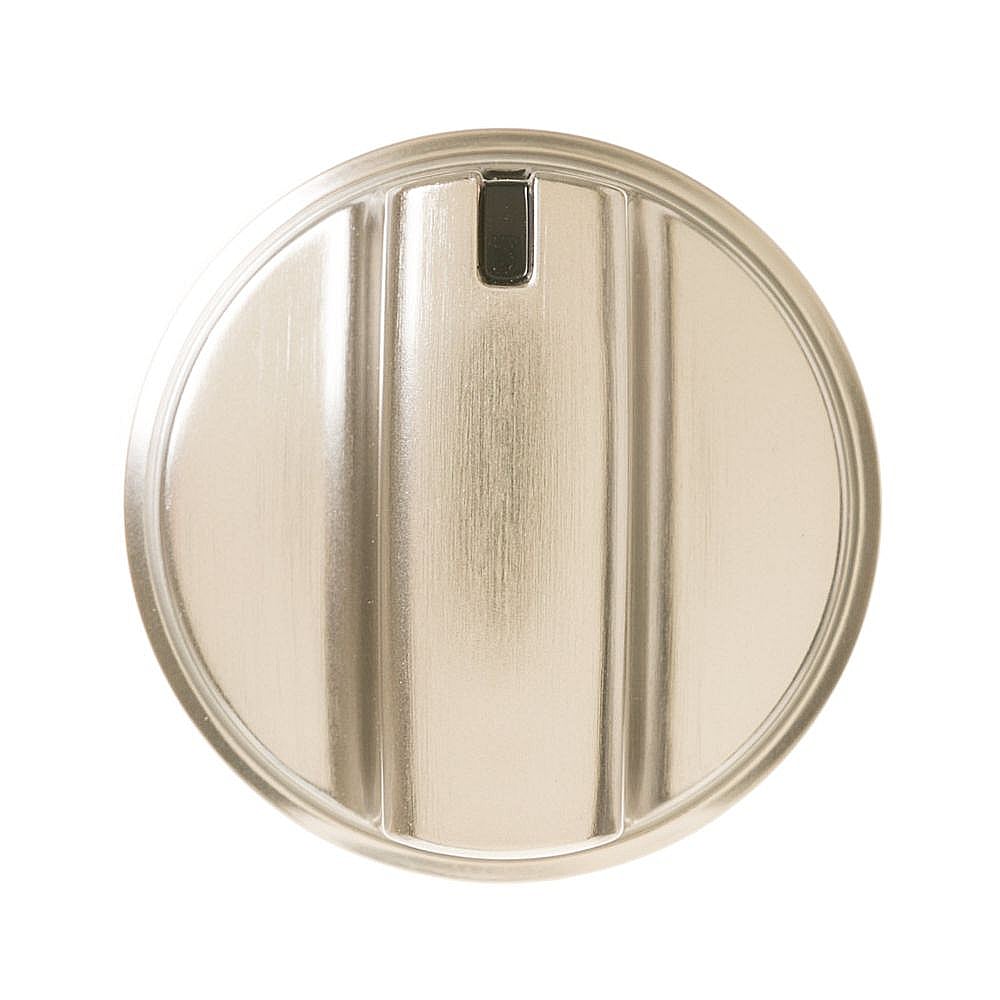 Part #wb03X24990, Range Surface Tri-Ring Burner Knob (Stainless) / 8.00 x 7.50 x 1.90