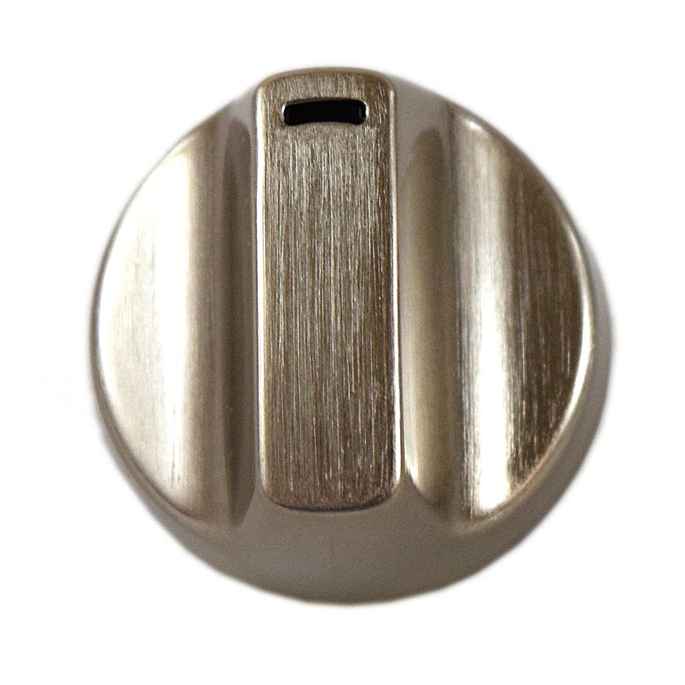 GE Part #wb03X29392, Cooktop Burner Knob (Stainless) | 4.70 x 4.00 x 3.90