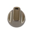 Cooktop Control Lock-out Knob (brushed Stainless) for GE CGP70362N1S1 - Part WB03X29393