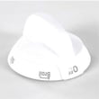 Knob Thermostat  White for Hotpoint RAS200DM2WW - Part WB03X31035