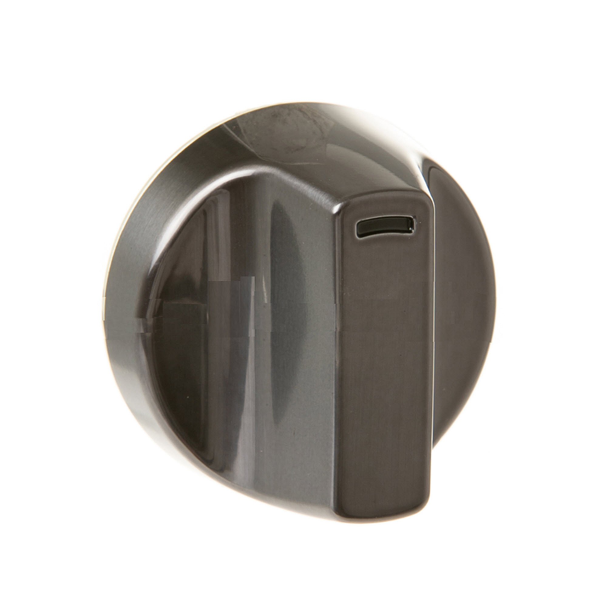 Part #wb03X31410, Black Stainless Range Control Knob