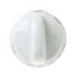 Hotpoint White Thermostat Knob for Hotpoint RGBS200DM1WW - Part WB03X31448