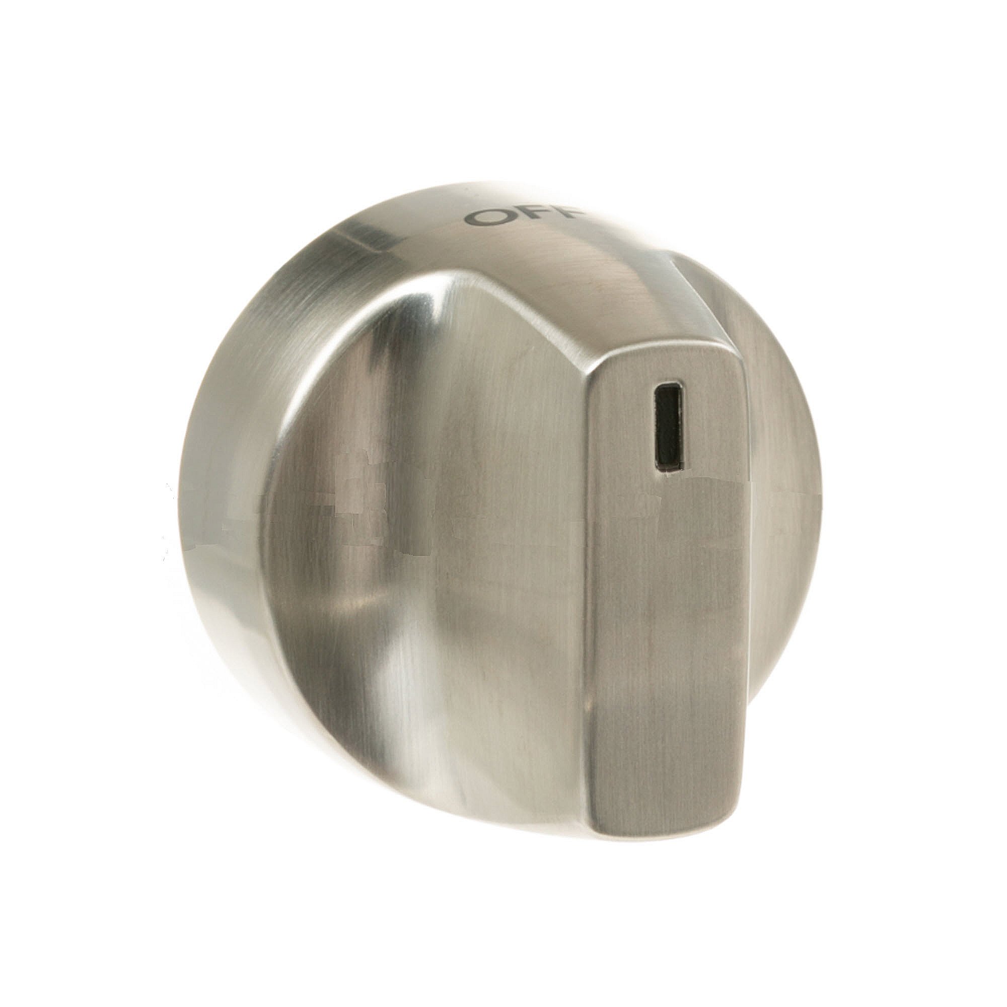 Part #wb03X31660, Brushed Stainless Single Element Knob