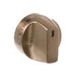 Brushed Bronze  Double Burner Knob for GE CES750P2M1S1 - Part WB03X31661