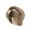 Brushed Bronze  Single Element Knob for GE CES750P2M1S1 - Part WB03X31670