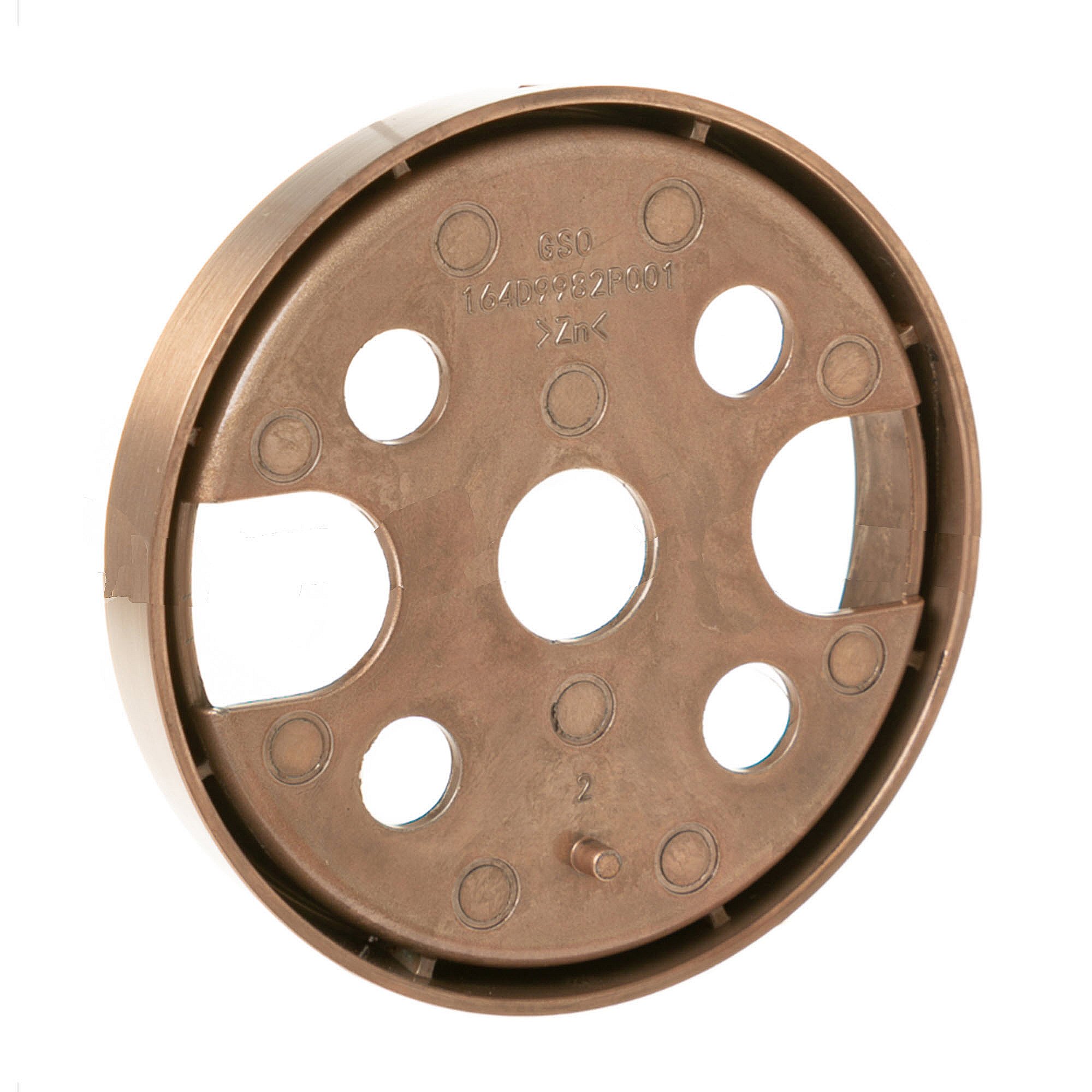 Brushed Copper Range Knob Bezel WB03X31773