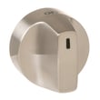 Brushed Stainless Griddle  Knob for GE CGU486P2M1S1 - Part WB03X31776