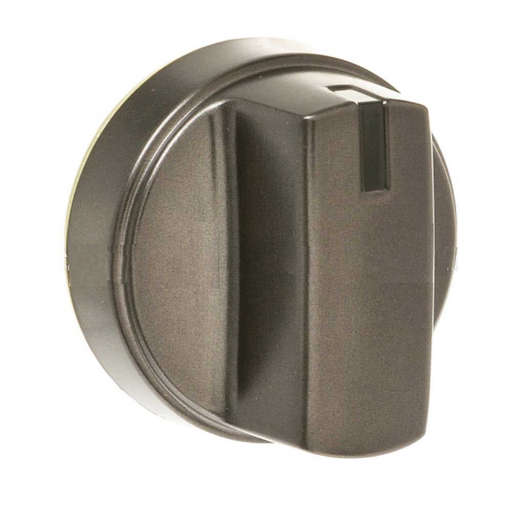 Part #wb03X31786, Cooktop Burner Knob (Black Stainless)