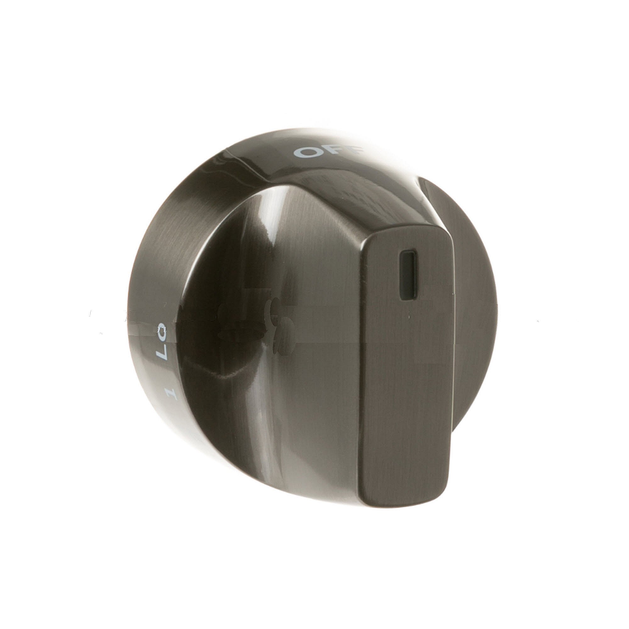 Part #wb03X31889, Brushed Black Control Knob