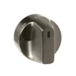 Brushed Black Single Element Knob for GE CES700P3M2D1 - Part WB03X31890