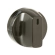 Brushed Black Tri Ring Knob for GE CES750P2M1S1 - Part WB03X31893