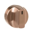 Brushed Copper Tri Ring Knob for GE CES750P2M1S1 - Part WB03X31898