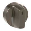 Brushed Black Griddle Knob for GE CGU486P2M1S1 - Part WB03X31967