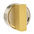 Brass Knob Griddle for GE ZGP486NDT2SS - Part WB03X39556