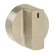 Stainless Knob Griddle for GE C2Y486P4T2W2 - Part WB03X39561
