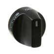 Ge Flat Black Triple Ring Knob for GE PS96PZR1SS - Part WB03X42206
