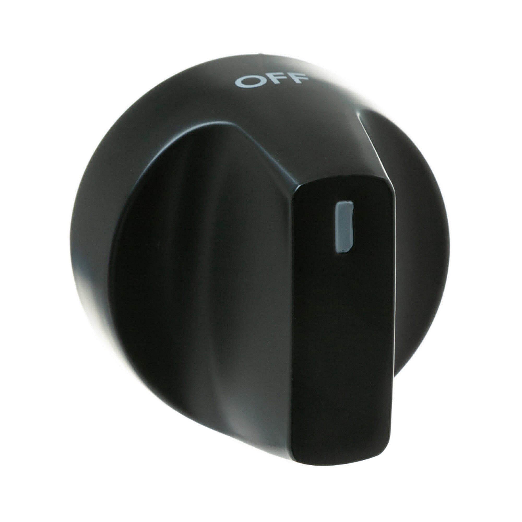 Part #wb03X42207, Ge Flat Black Oven Light/ Warming Zone Knob