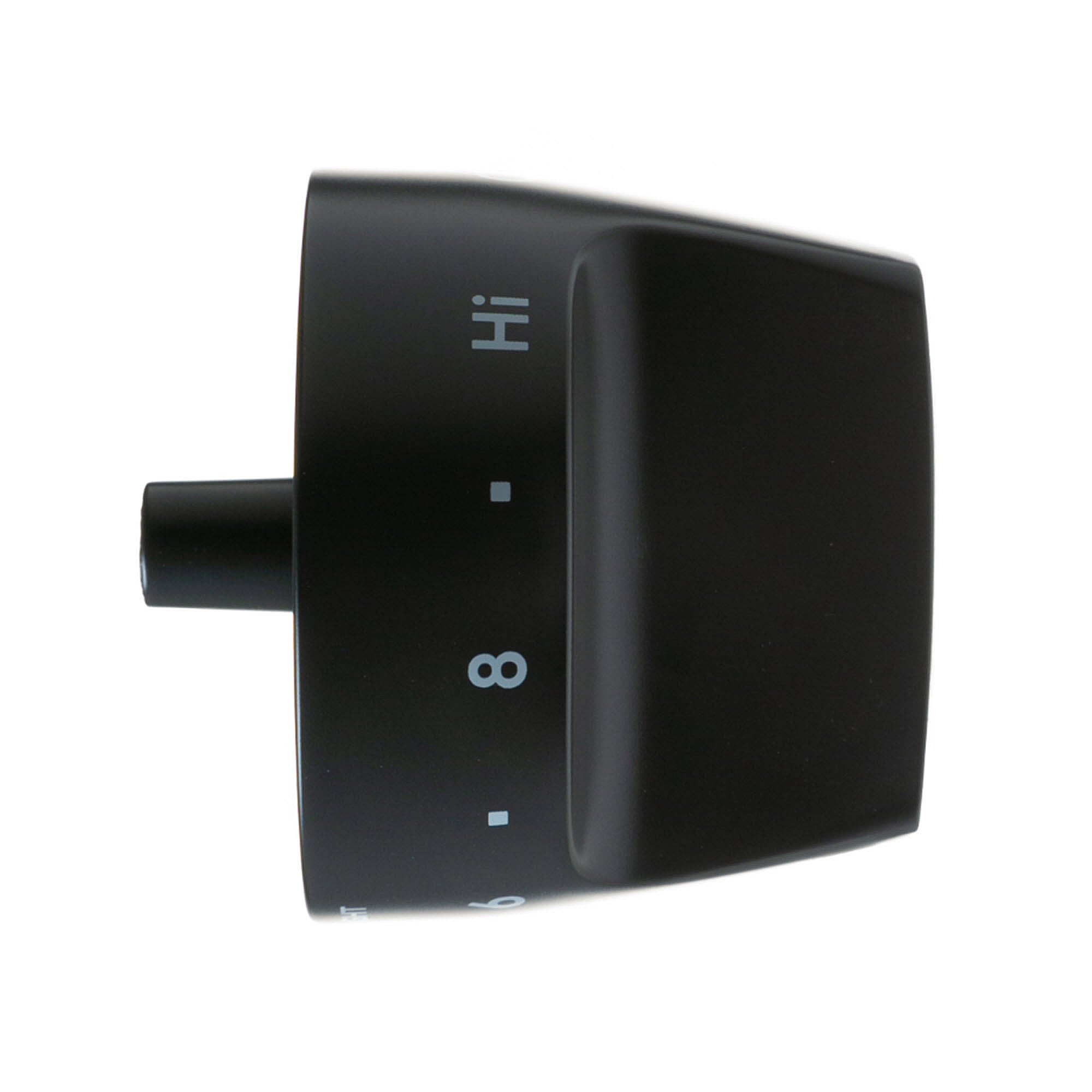 Ge Flat Black Single Element Knob WB03X42209