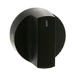 Flat Black Knob Burner for GE C2Y486P3T1D1 - Part WB03X45950