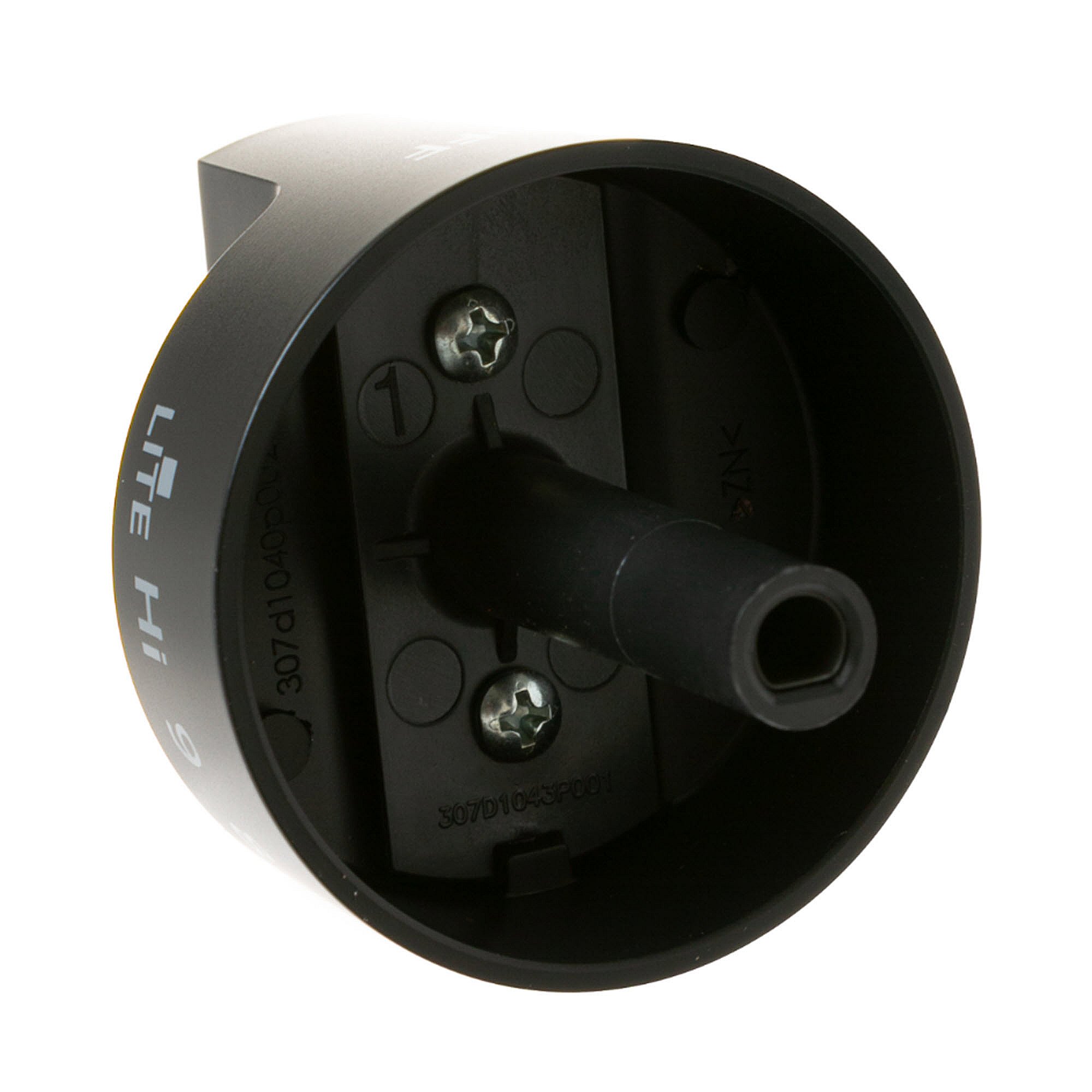 Flat Black Knob Burner WB03X45950