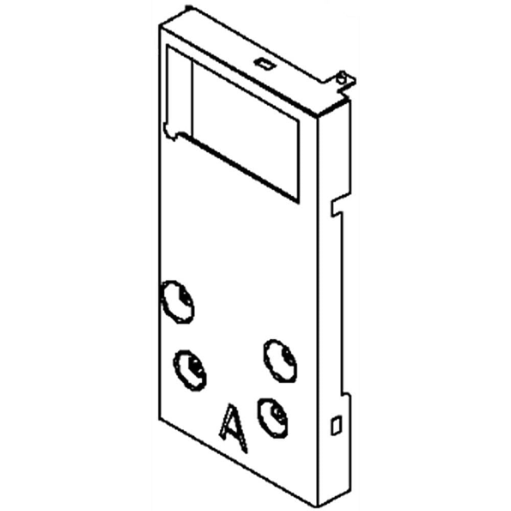 Part #wb06X10941, Microwave Control Panel Bracket / 14.00 x 9.50 x 1.50
