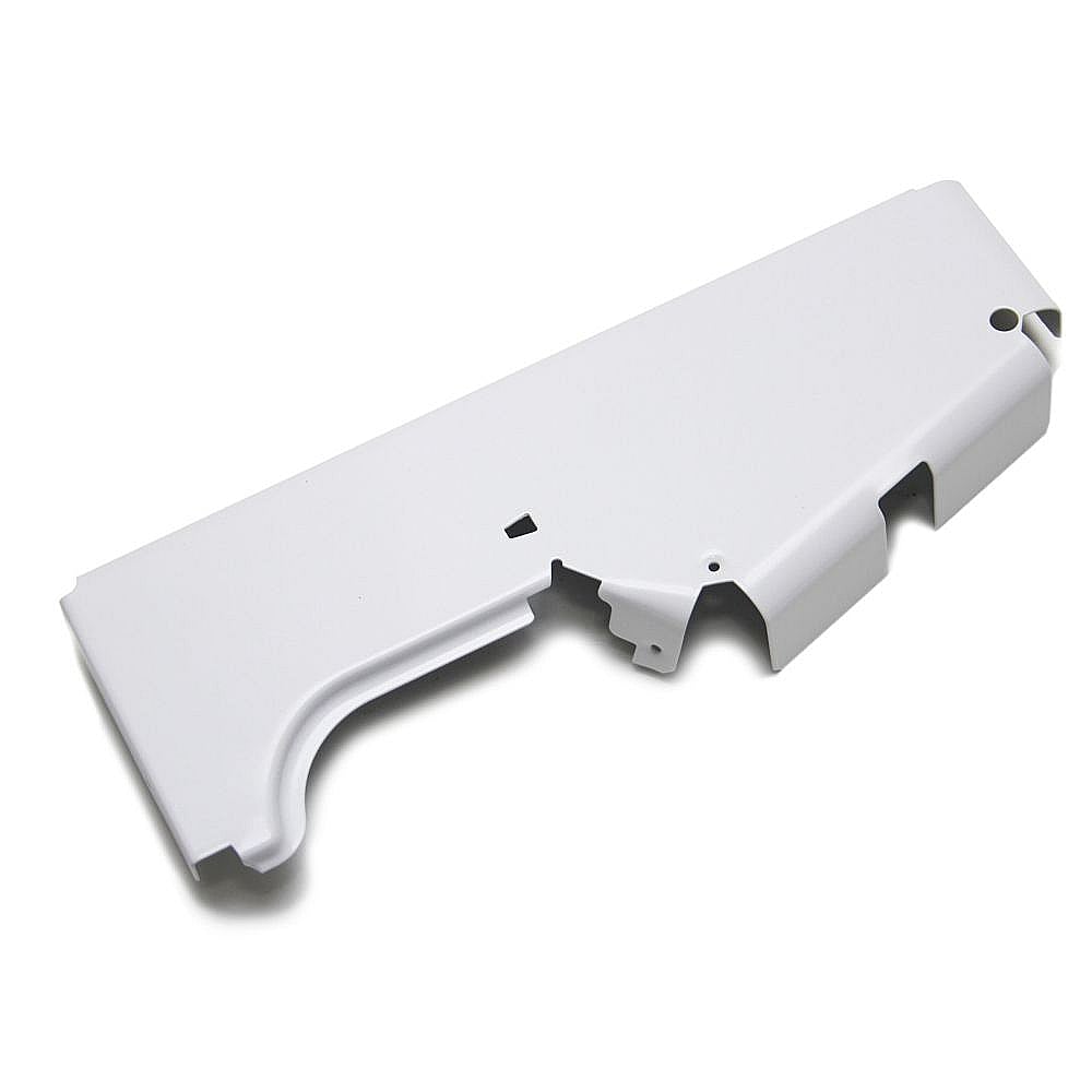 Part #wb7K10001, Range Control Panel End Cap (White) / 12.00 x 10.10 x 3.10