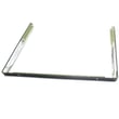 Range Oven Door Trim (black) for GE JGB280DEN1BB - Part WB07K10104